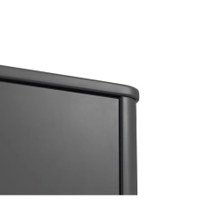 Chloe 2 Door 1 Drawer Wardrobe Grey top