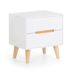 Alicia 2 Drawer Bedside closed