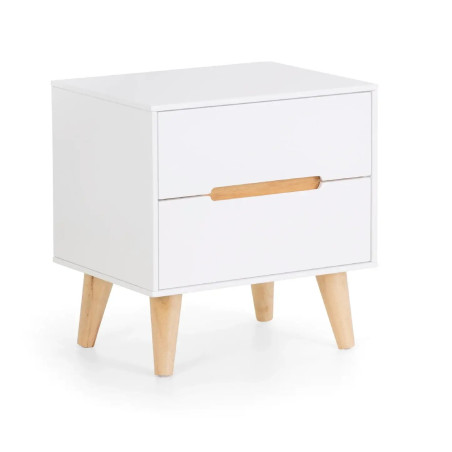 Alicia 2 Drawer Bedside closed