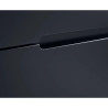 Alicia 2 Drawer Bedside Black handle