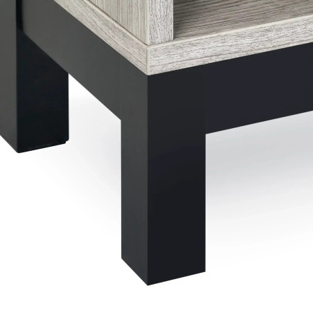 Bali 1 Drawer Bedside legs