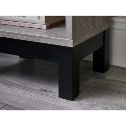 Bali 1 Drawer Bedside metal legs