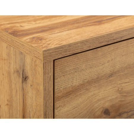 Bali 2 Drawer Bedside light oak top