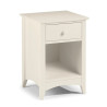 Cameo 1 Drawer Bedside Ivory closed