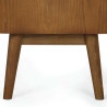 Lowry 2 Drawer Bedside Cherry Ash Wood Veneer legs