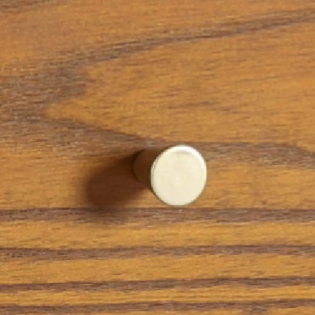 Lowry 2 Drawer Bedside Cherry Ash Wood Veneer handle