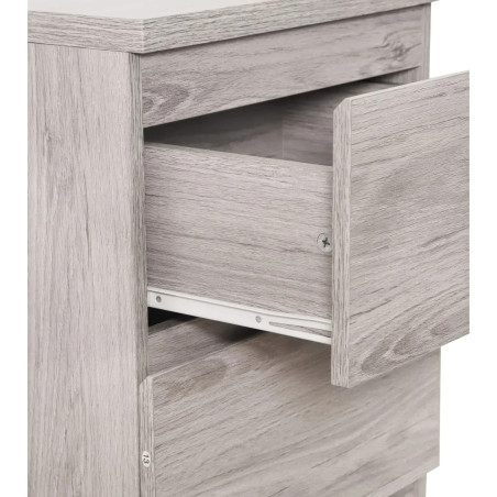 Jupiter 2 Drawer Bedside Grey Oak runner