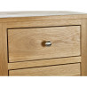 Mallory 3 Drawer Bedside Oak Veneer drawer