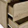 Ingrid 2 Drawer Bedside Oak runners