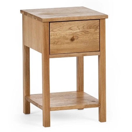 Coxmoor 1 Drawer Bedside Oak closed