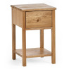 Coxmoor 1 Drawer Bedside Oak closed