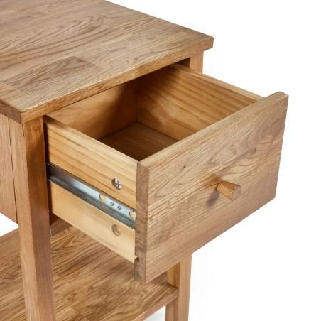 Coxmoor 1 Drawer Bedside Oak internal