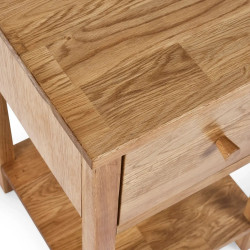 Coxmoor 1 Drawer Bedside Oak top