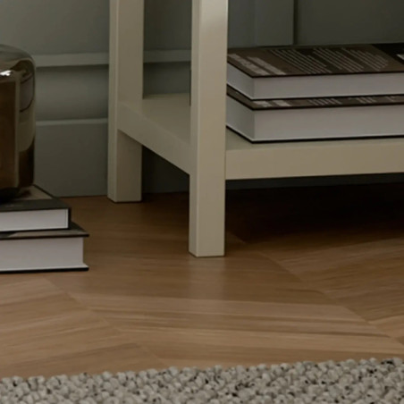 Coxmoor 1 Drawer Bedside Oak and ivory legs