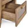 Sydney 2 Drawer Bedside Natural Oak Effect runner