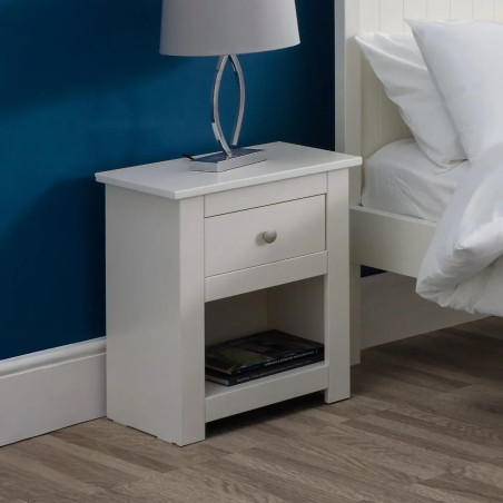 Radley 1 Drawer Bedside white