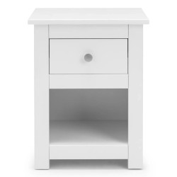 Radley 1 Drawer Bedside white front