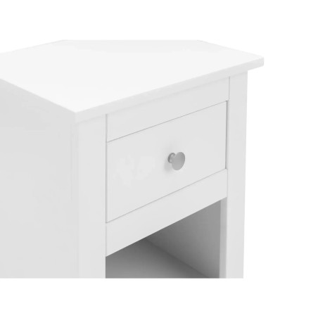 Radley 1 Drawer Bedside white top corner
