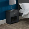 Radley 1 Drawer Bedside black