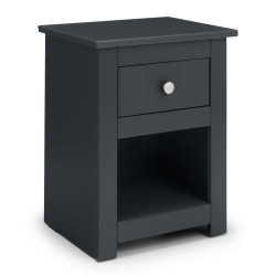 Radley 1 Drawer Bedside black closed