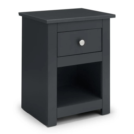 Radley 1 Drawer Bedside black closed