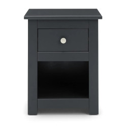 Radley 1 Drawer Bedside black front