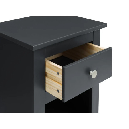 Radley 1 Drawer Bedside black opened