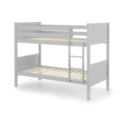 Bella Bunk Bed Dove Grey without mattress