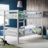 Camden Bunk Bed Dove Grey ladder