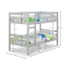 Camden Bunk Bed Dove Grey dimensions