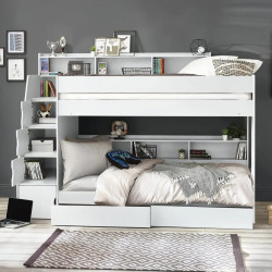 Camelot Staircase Bunk Bed organized
