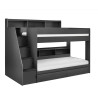 Camelot Staircase Bunk Bed black side
