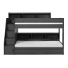 Camelot Staircase Bunk Bed black front