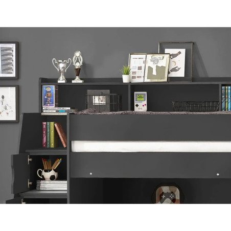 Camelot Staircase Bunk Bed black top