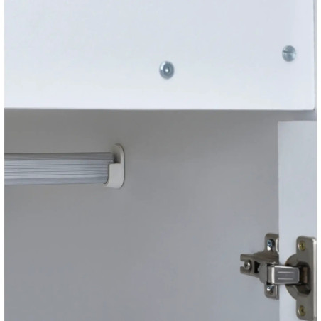 Horizon Bunk Bed in Pale Wood And White rail