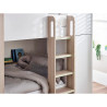 Horizon Bunk Bed in Pale Wood And White top
