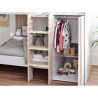 Horizon Bunk Bed in Pale Wood And White door opened