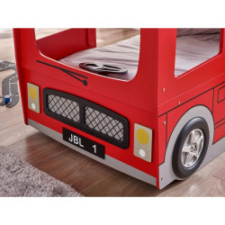 London Bus Bunk Bed Red back