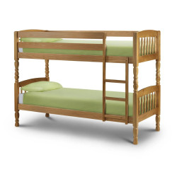 Lincoln Single Bunk Bed Solid Pine side