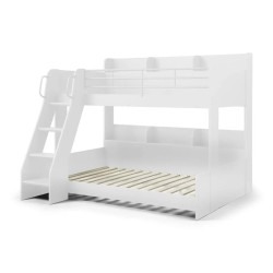 Domino Triple Sleeper Bunk Bed White without mattress