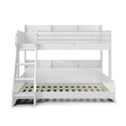 Domino Triple Sleeper Bunk Bed White front
