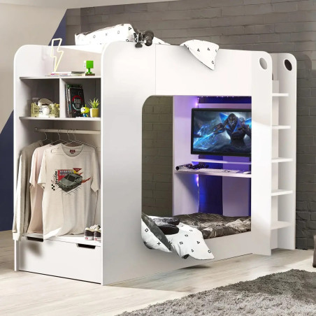 Impact Gaming Bunk white