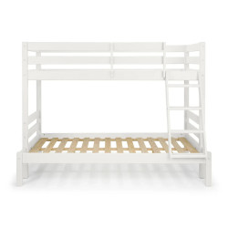 Merlin Triple Sleeper Bunk Bed white front
