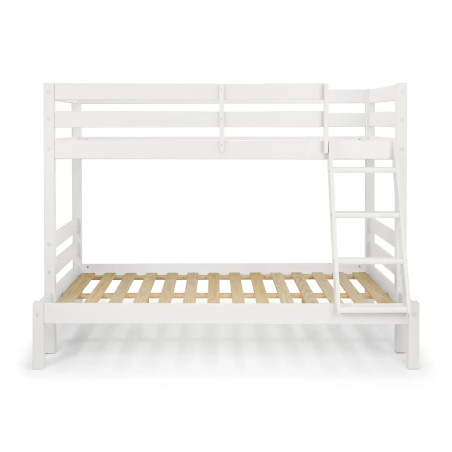 Merlin Triple Sleeper Bunk Bed white front