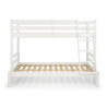 Merlin Triple Sleeper Bunk Bed white front
