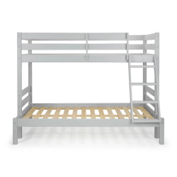 Merlin Triple Sleeper Bunk Bed dove grey front