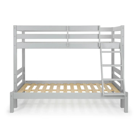Merlin Triple Sleeper Bunk Bed dove grey front