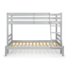 Merlin Triple Sleeper Bunk Bed dove grey front