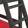 Merlin Triple Sleeper Bunk Bed black ladder