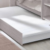 Mars Bunk And Under Bed grey oak bottom